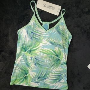 Carve Designs Tankini Top size small NWT